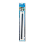 Camco Refrigerator Content Brace, Bar Extends From 16 in Length to 28 in Length, White Plastic, Set Of 3 - 44053