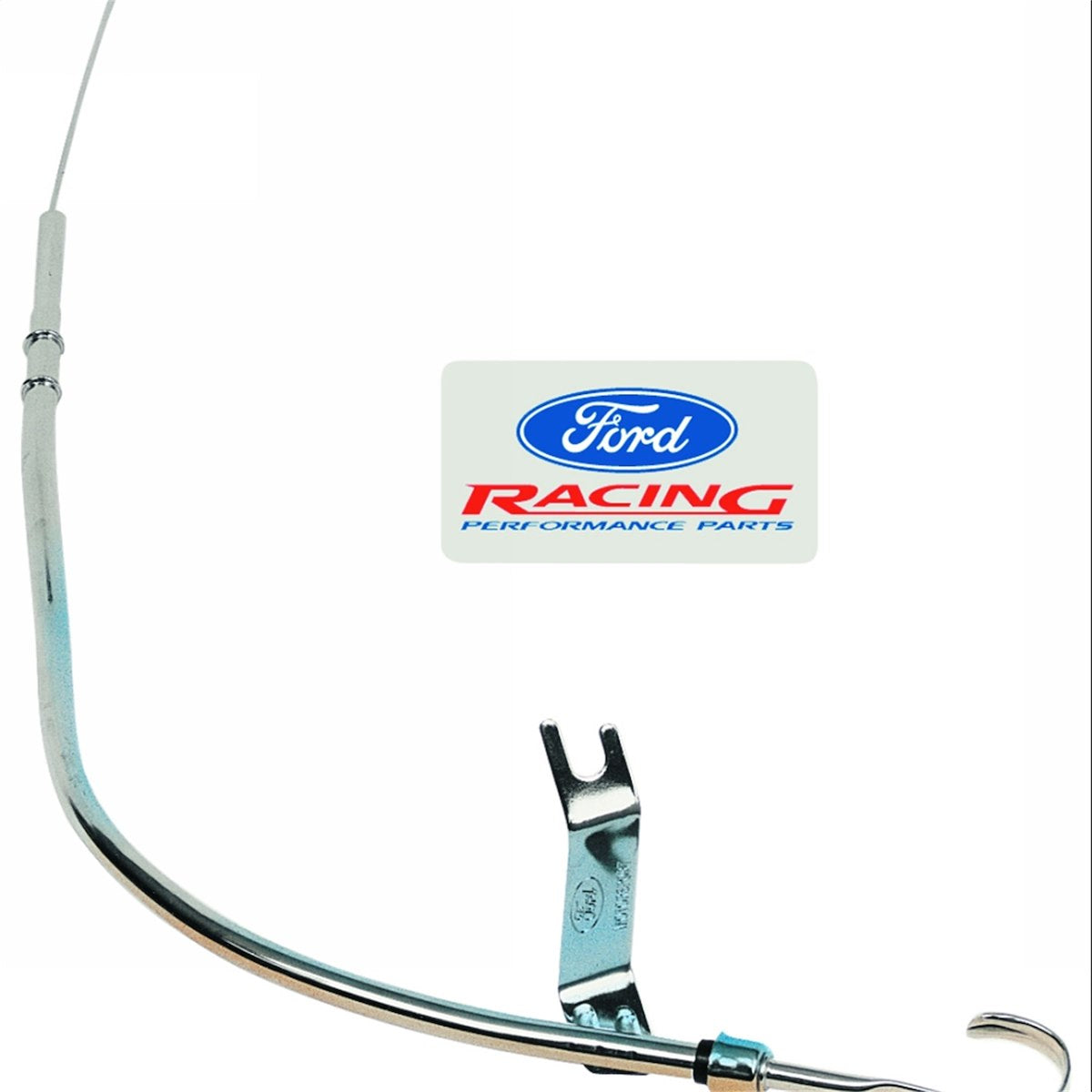 Ford Performance Oil Dipstick, Push In Style/Chrome Plated - M-6750-C303