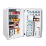 Magic Chef Refrigerator, 3.2 Cubic ft Capacity, 120 V, With Cabinet LED Light - MCR32CHW