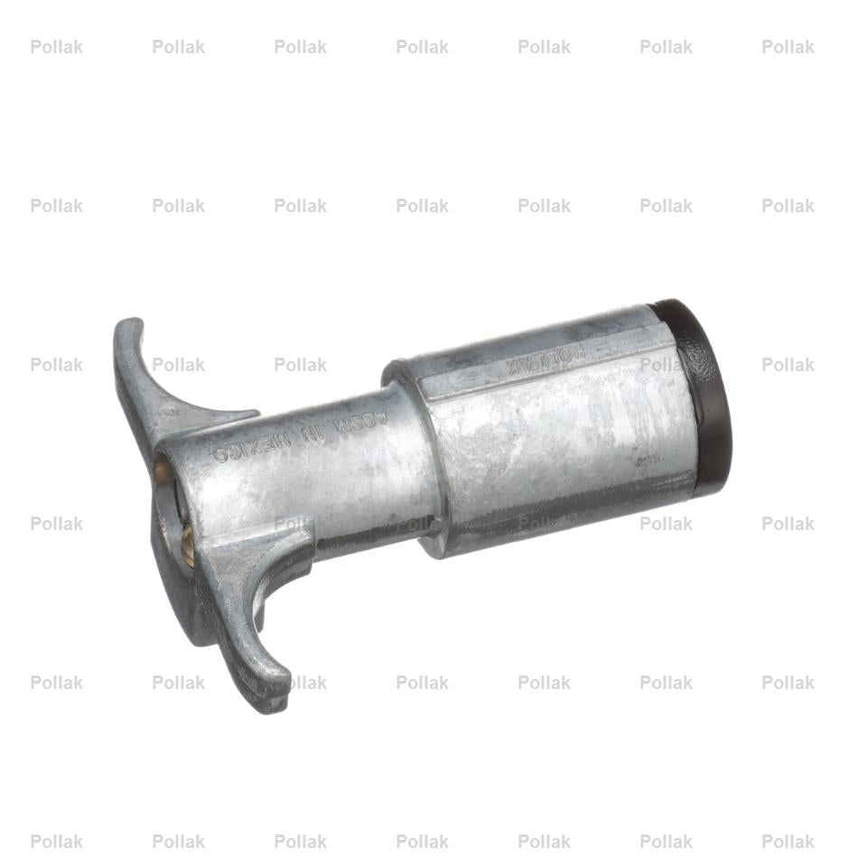Pollak Trailer Wiring Connector, 6-Way Round Plug Side - 11-604E