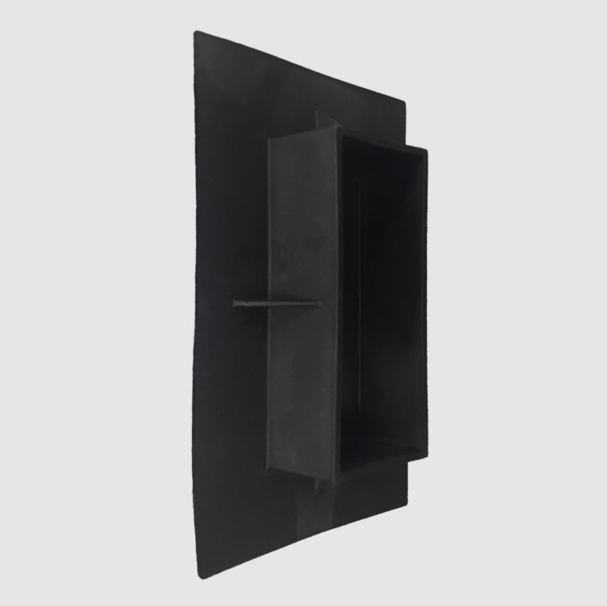Dr Shrink Boat Shrink Wrap Support Pole End Cap, 5-3/4 in Length x 3-3/4 in Width x 2 in Height, Black - DS-BCAP
