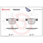 Brembo Brake Pads P06026N product image 3