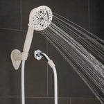 Oxygenics/ ETL Shower Head, Hand Held With 72 in Hose, With 10 Function Spray Settings, 5 in Outer Diameter - 51799