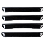 Recon Accessories Side Marker Light, Black Trim, LED, White Bulb, Set Of 4 - 264230WHBK