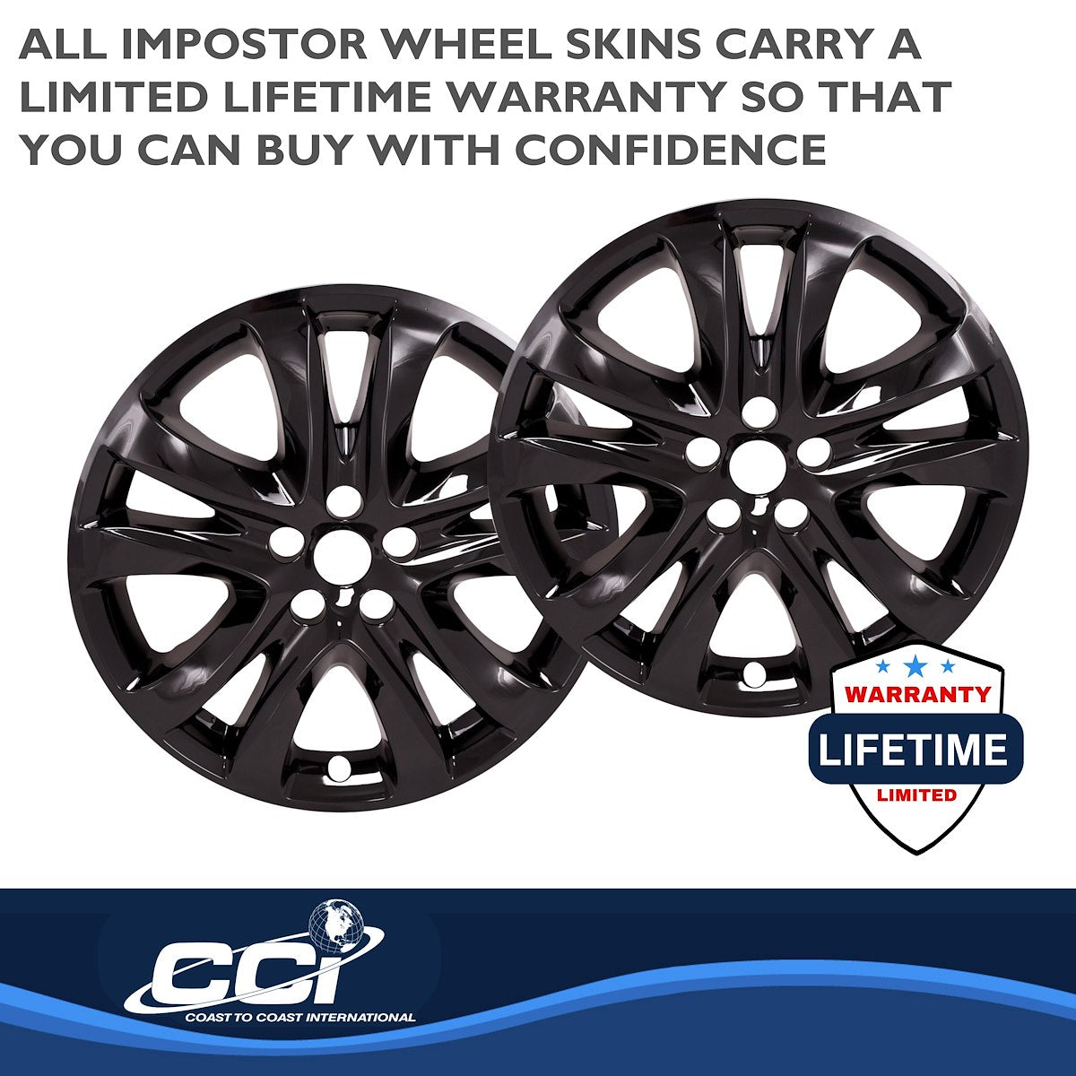 Coast2Coast Wheel Skins & Styled Wheel Covers IMP472BLK product image 3