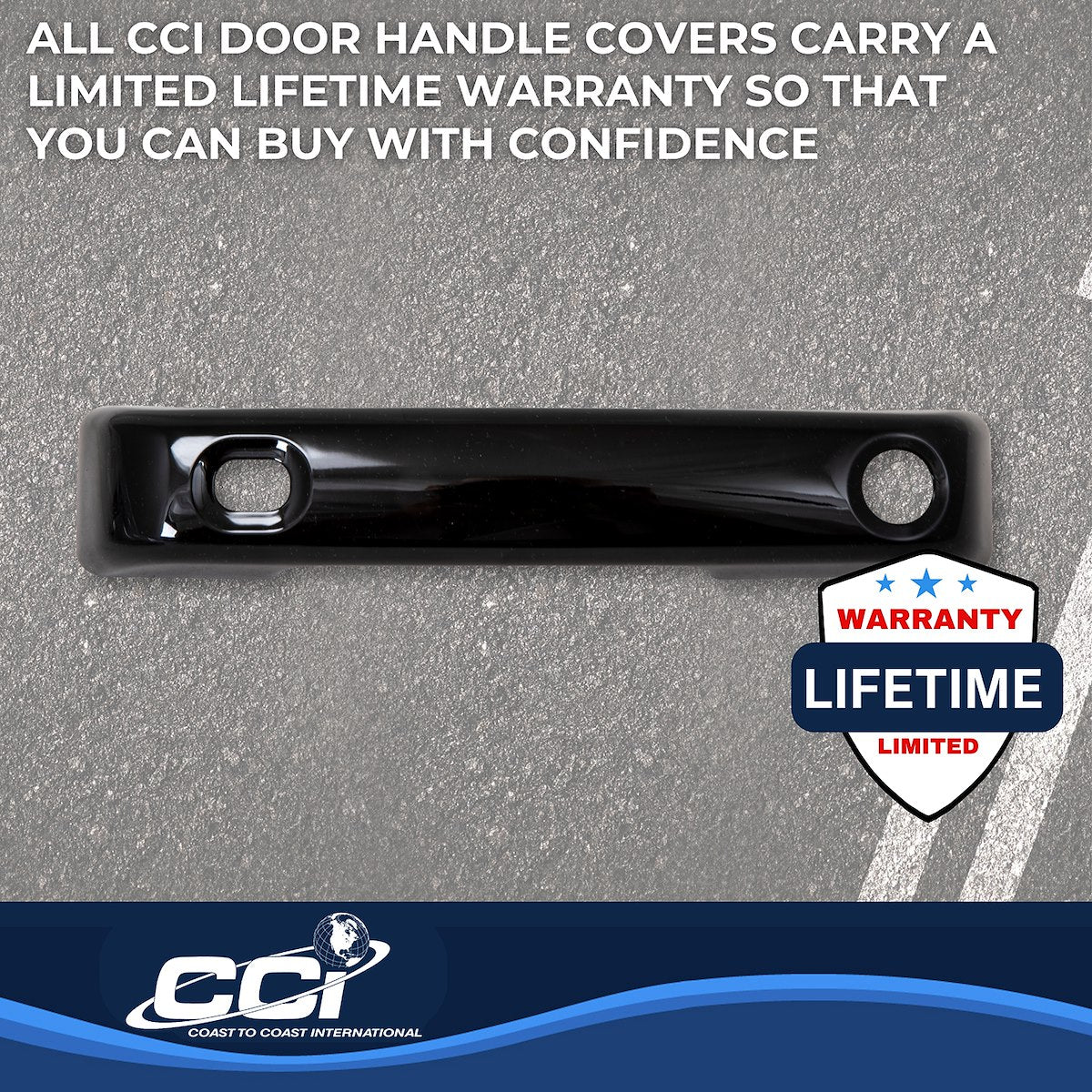 Coast2Coast Door Handle Covers CCIDH68592SBK product image 4