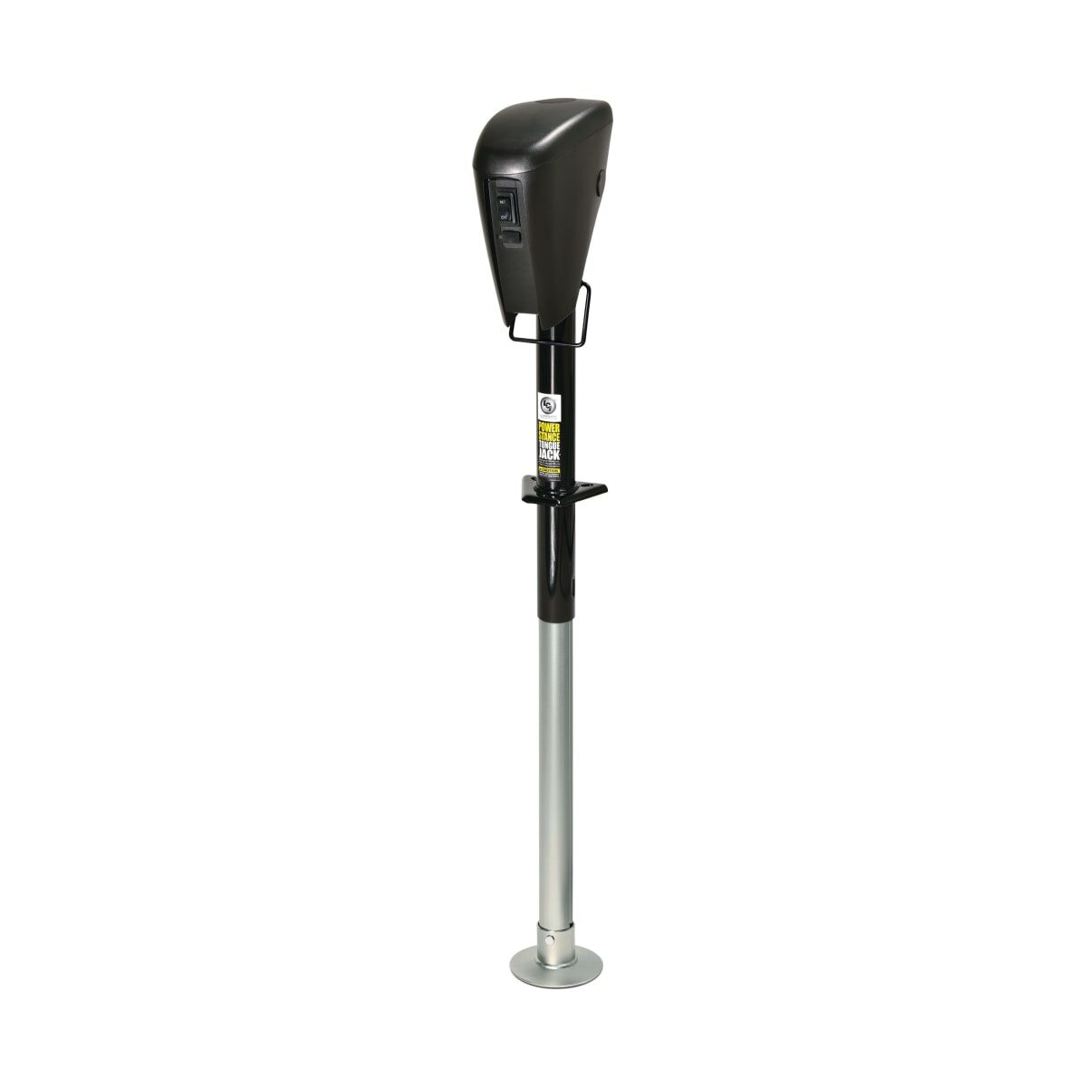 Lippert Trailer Tongue Jack, 3500 lb Capacity, 18 in Travel, Black - 813748