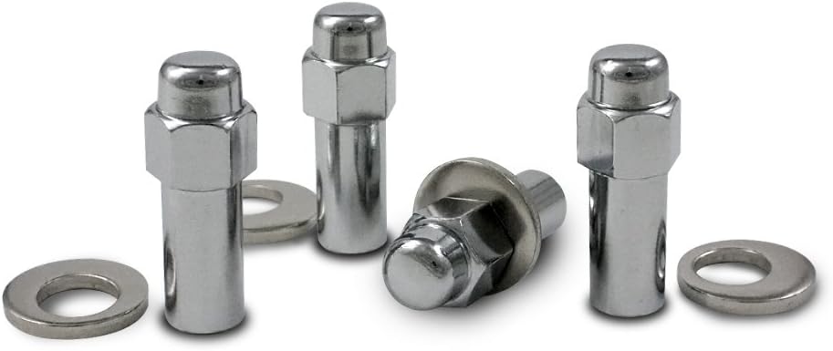 Gorilla Lug Nut, 1/2 in x 20 Thread Size, 1.38 in Mag Shank, 2.3 in Overall Length, Pack of 4 - 84187B