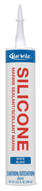 Star Brite Caulk Sealant, White, 10.1 oz Cartridge - 082121