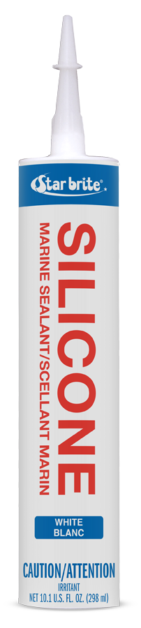 Star Brite Caulk Sealant, White, 10.1 oz Cartridge - 082121