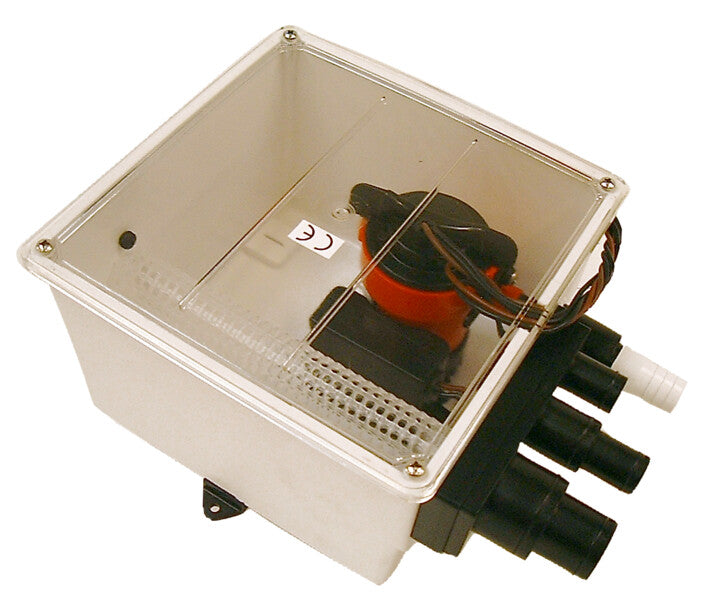 Johnson Pumps Marine Gray Water Sump, 1000 gal Per Hour, 12 V, 3.4 amp - 57151