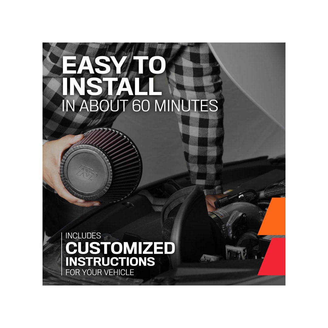 K&N Air Cleaner Assemblies and Air Intake Kits 77-1587KC product image 15