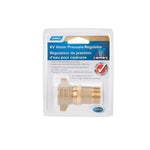 Camco Fresh Water Pressure Regulator, Brass, Preset Pressure Range of 40-50 PSI, Complies With CA and VT Regulations For Brass Content - 40055