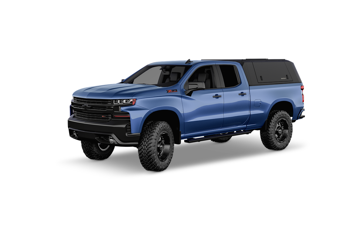 SmartCap Truck Cap, Holds Up To 330 lb When Moving And 770 lb When Parked, Matte Black, Stainless Steel - EA0109-MB