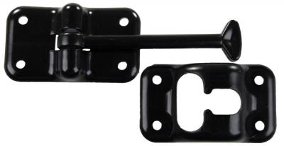 JR Products Door Catch, 3.5 in Length, Black - 10324