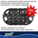 Coast2Coast Universal Wheel Covers IWC43117BLK product image 4