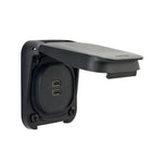 Scanstrut USB Outlet, Ventura Series, Wired, 0.01 Watt Standby Draw - SC-V-USB-01