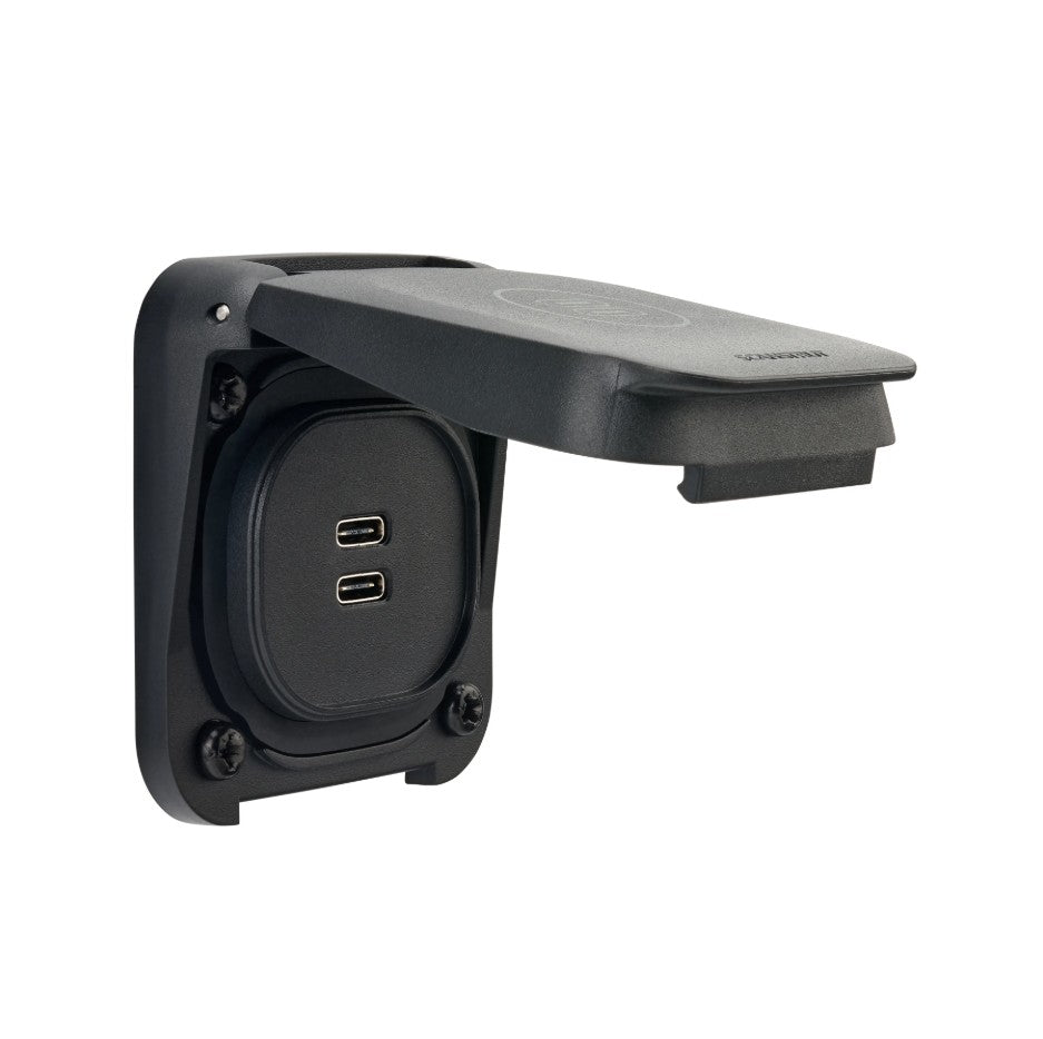 Scanstrut USB Outlet, Ventura Series, Wired, 0.01 Watt Standby Draw - SC-V-USB-01