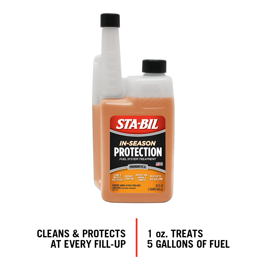 Sta-Bil Fuel Additive, Treats Up To 160 gal, 32 oz Bottle - 22275