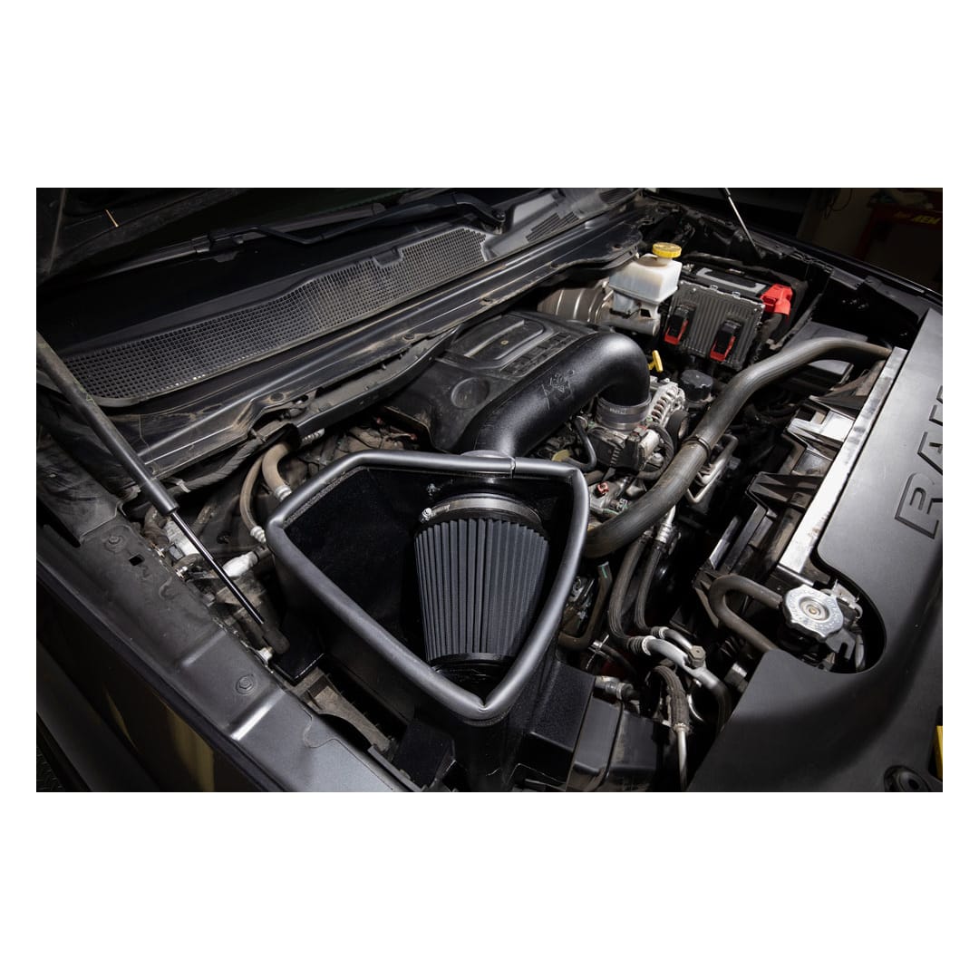 K&N Cold Air Intake, Black Polyethylene Tube, Black Filter - 30-1578