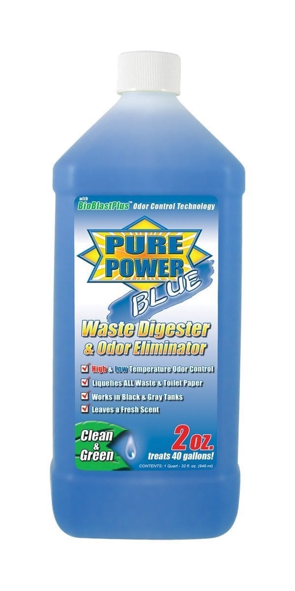 Valterra Waste Holding Tank Treatment, Blue, Treats 40 gal Black or Gray Water Holding Tank, Use 2 oz Per 40 gal - V23002