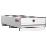 Weather Guard Bed Drawer, 48 in Length x 20 in Width x 9-1/2 in Height, Steel, White - 306-3-04