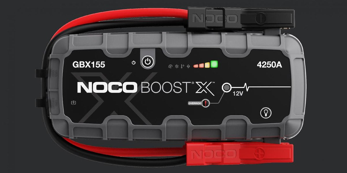 NOCO Battery Jump Starter, 99 Watt Hours Capacity Lithium-Ion Battery, 4250 Peak amp, 2.7 Hour Charging Time - GBX155