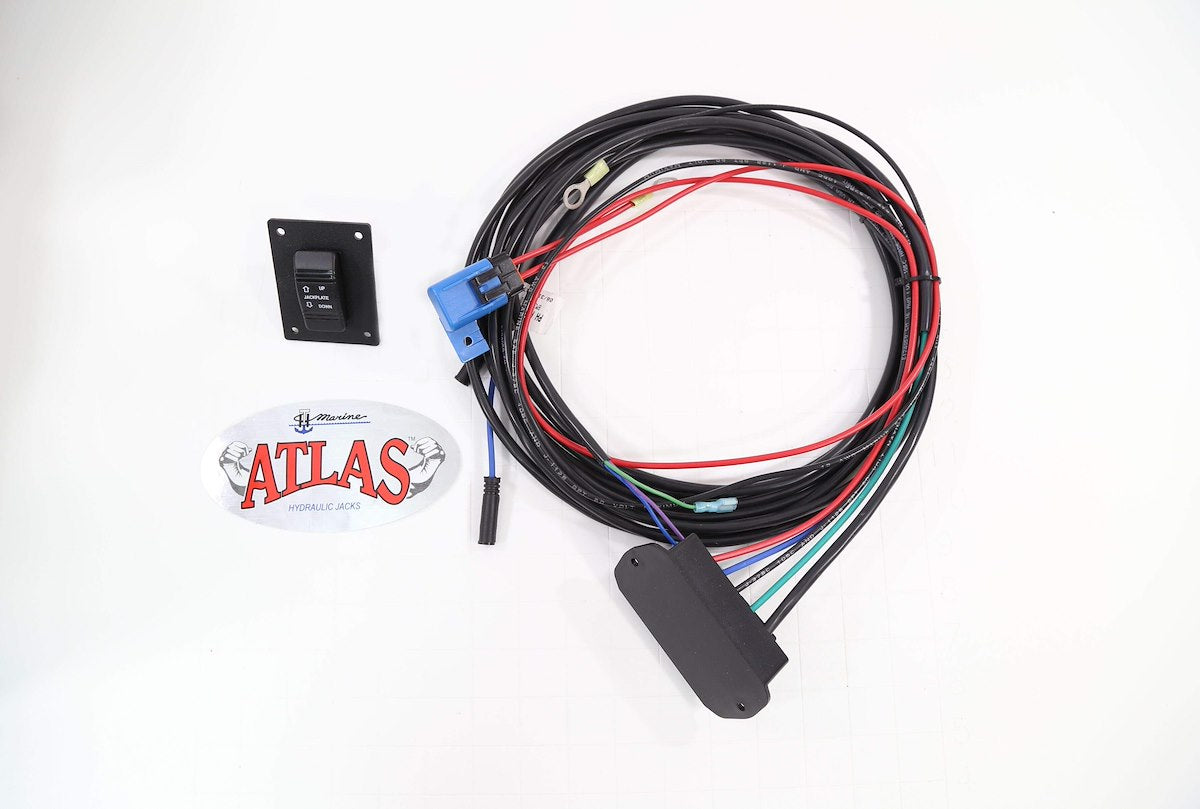 T-H Marine Outboard Motor Jack Plate Wiring Harness, Atlas Series, Red/Green/Blue/Black - AHJRELAYKIT-2-DP