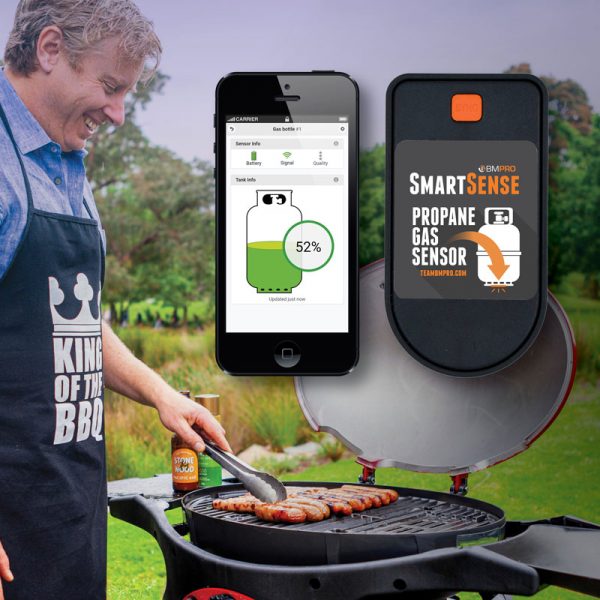 BMPRO Propane Tank Gas Level Indicator, Communicates With Smartphones Via Bluetooth/App For Smart phone - SMARTS
