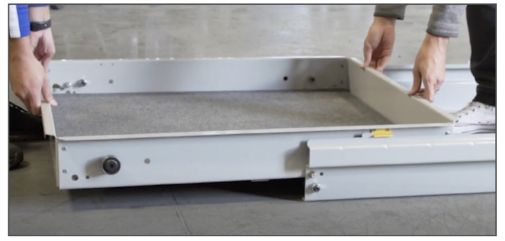 MOR/ryde Cargo Slide, 800 lb Capacity, 60 in Depth x 29 in Width, 1 Way Pull - CTG60-2960W