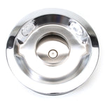 Edelbrock Air Cleaner Assembly, 5-1/8 in Diameter Carburetor, 5-1/8 in Flange, 14 in Diameter x 3-3/4 in Tall - 1221