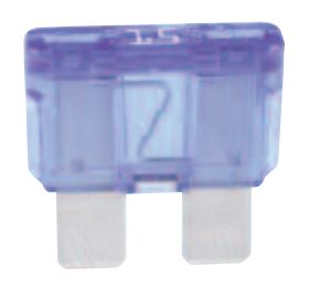 Bussmann Fuse, Blue Blade, 15 amp, Pack Of 5 - BP/ATC-15-RP