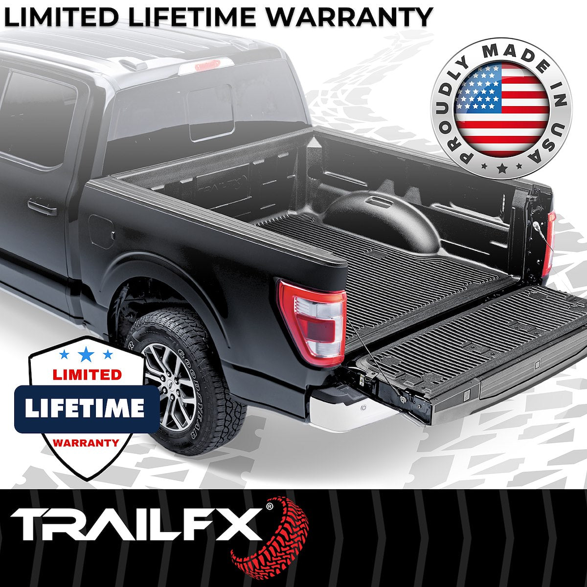 TrailFX Bed Liner, Black - D57U19X
