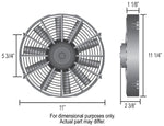 Derale Cooling Fan, 625 Cubic ft Per Minute, 10 Blade - 16910