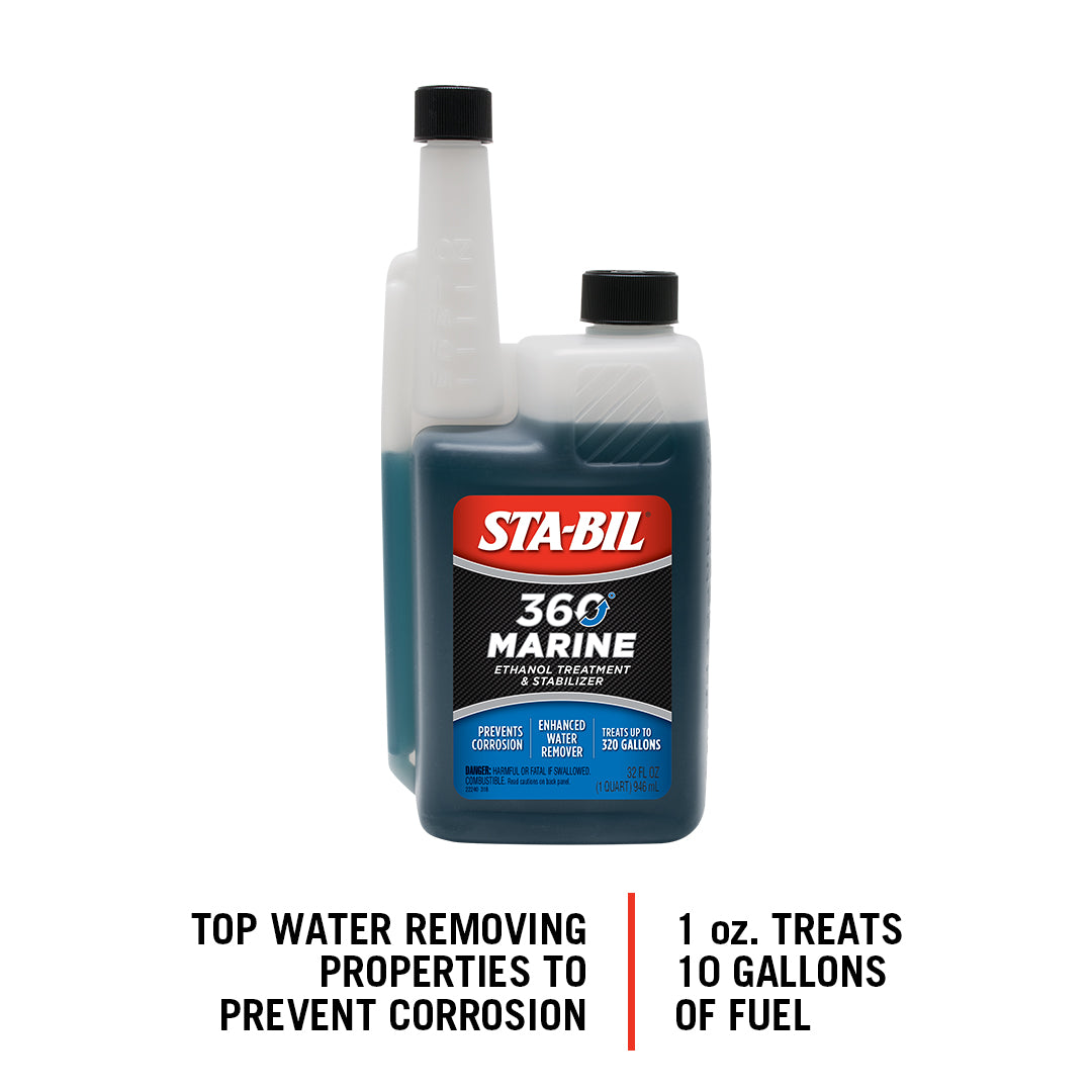 Sta-Bil Fuel Additive, Treats Up To 320 gal, 32 oz Bottle - 22240