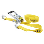 Keeper Corporation Tie Down Strap, 27 ft Length x 2 in Width, 3333 lb Load Capacity, 10000 lb Break Strength - 04622