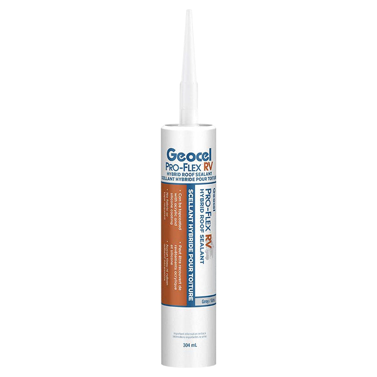 Geocel Roof Sealant, White, 10 oz Tube - KSRV66321-01