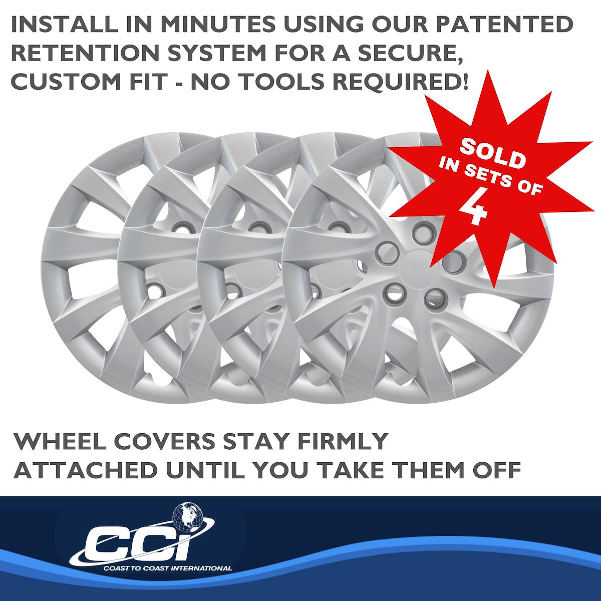 Coast2Coast Universal Wheel Covers IWC50116S product image 4