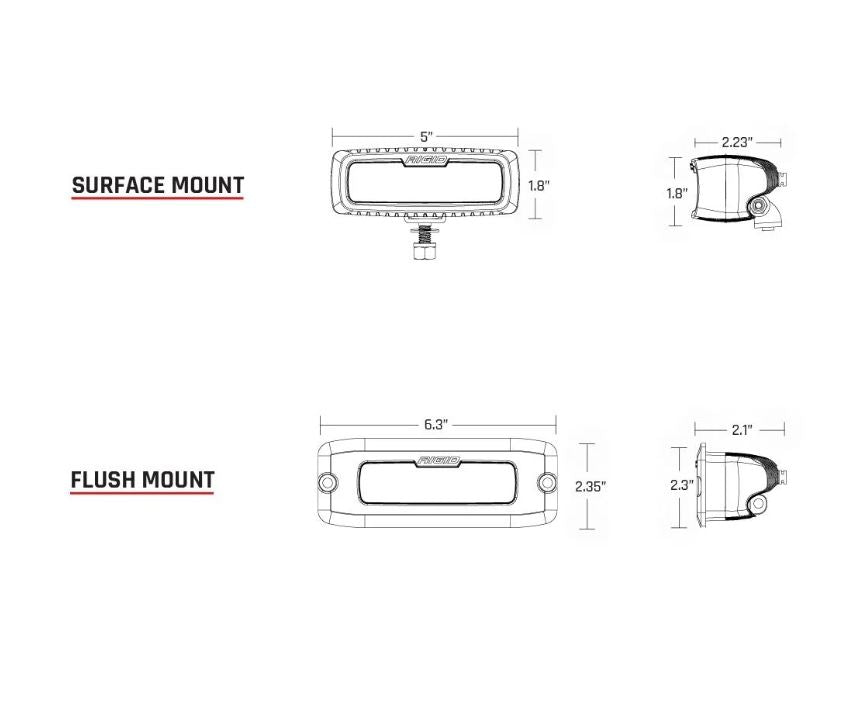 RIGID Industries Exterior Multi-Purpose LED 980023 product image 3