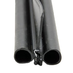 AP Products Slide Out Seal, Double Bulb Type With 1-1/2 in Wiper, 2 in Width x 2-1/4 in Height x 28 ft Length, Black - 018-478