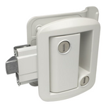 Creative Products Entry Door Handle, White Powder Coat - TTL-43610AL-9009-1PK