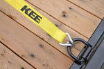 Keeper Corporation Tie Down Strap, 27 ft Length x 2 in Width, 3333 lb Load Capacity, 10000 lb Break Strength - 04622