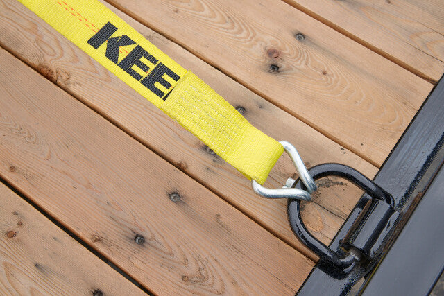 Keeper Corporation Tie Down Strap, 27 ft Length x 2 in Width, 3333 lb Load Capacity, 10000 lb Break Strength - 04622
