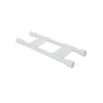 Camco Cabinet Content Brace, Bar Extends From 10 in Length to 17 in Length, White Plastic - 44093