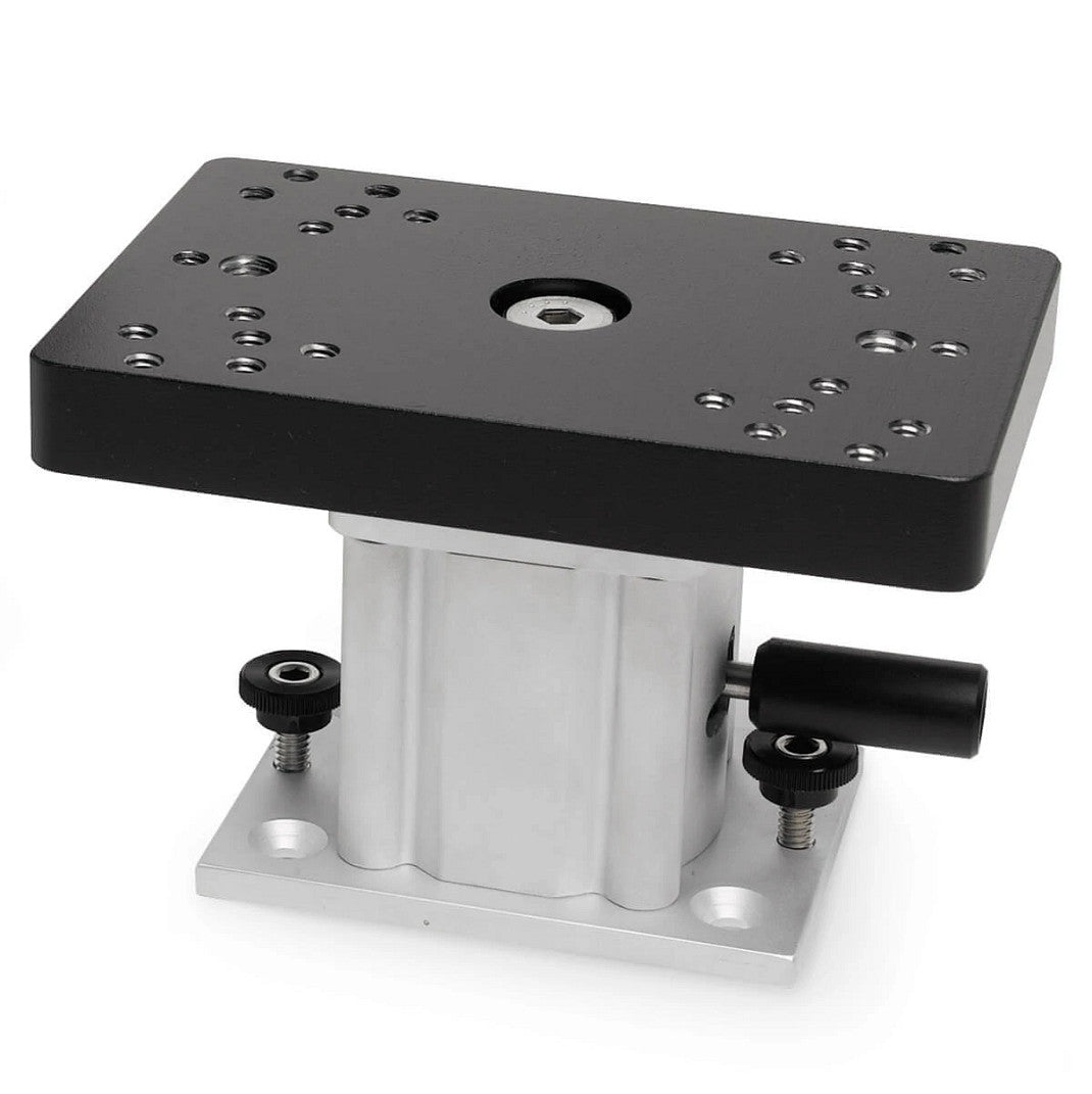 Cannon Downrigger Mount, Black Base, Aluminum Construction, 4 in Height - 1904032