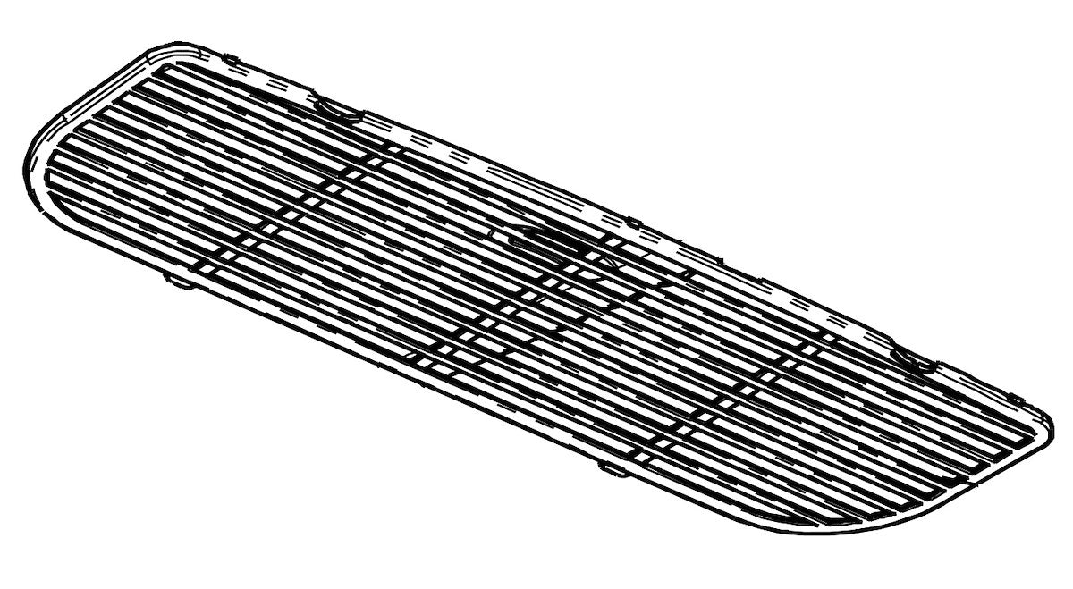 Coleman Mach Air Conditioner Ceiling Assembly Grille, White - 9430-4071