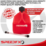 SpeedFX Liquid Storage Container, Red, 3 gal Capacity - 8730