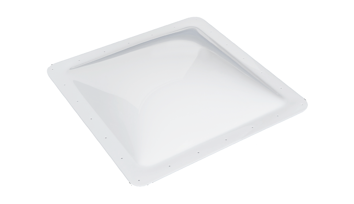 Icon Skylight, 4 in High Bubble Type Dome, For 22 in Length x 22 in Width Opening, 26 in Length x 26 in Width Flange - 01857