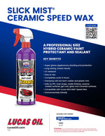 Lucas Oil Car Wax, 24 oz Spray Bottle, Used On Gel Coat/Glass And Chromed Surface - 11294
