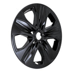 Coast2Coast Wheel Skin, 18 in, 5 V Spokes, Gloss Black, Set Of 4 - IMP525BLK